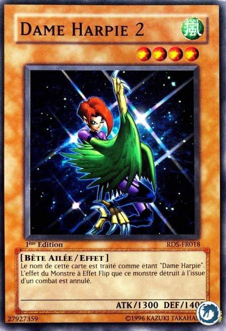 Dame Harpie 2 (RDS-FR018) - Harpie Lady 2 (RDS-EN018) - Carte Yu-Gi-Oh