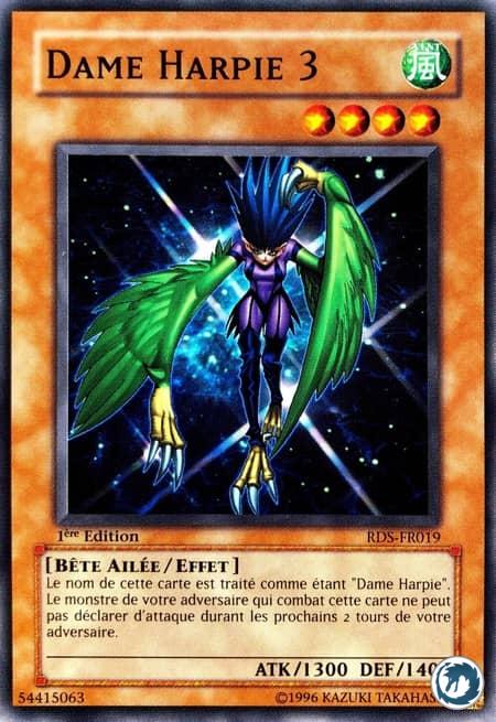 Dame Harpie 3 (RDS-FR019) - Harpie Lady 3 (RDS-EN019) - Carte Yu-Gi-Oh