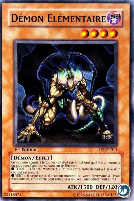 Démon Elémentaire (FET-FR011) - Element Doom (FET-EN011) - Carte Yu-Gi-Oh