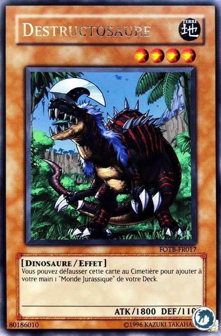 Destructosaure (FOTB-FR017) - Destroyersaurus (FOTB-EN017) - Carte Yu-Gi-Oh