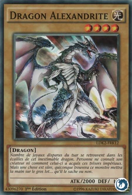 Dragon Alexandrite (LDK2-FRK12) - Alexandrite Dragon (LDK2-ENK12) - Carte Yu-Gi-Oh