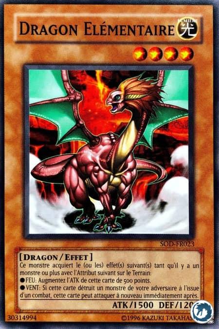 Dragon Elémentaire (SOD-FR023) - Element Dragon (SOD-EN023) - Carte Yu-Gi-Oh