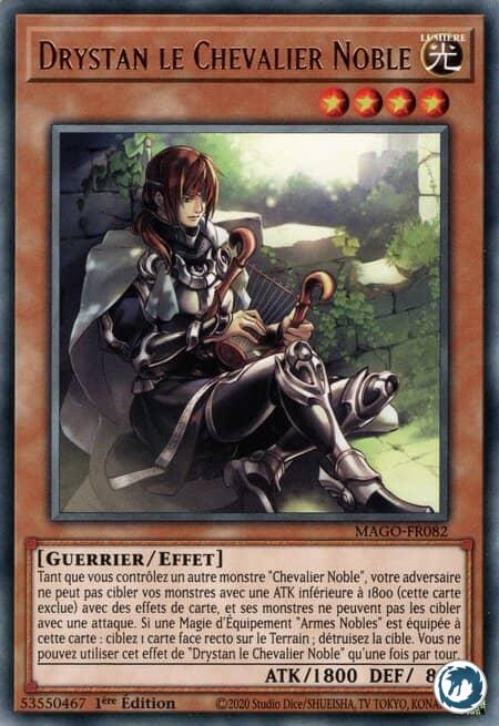 Drystan Le Chevalier Noble (MAGO-FR082) - Noble Knight Drystan (MAGO-EN082) - Carte Yu-Gi-Oh