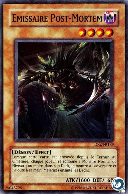 Emissaire Post-Mortem (DR2-FR189) - Emissary of the Afterlife (DR2-EN189) - Carte Yu-Gi-Oh