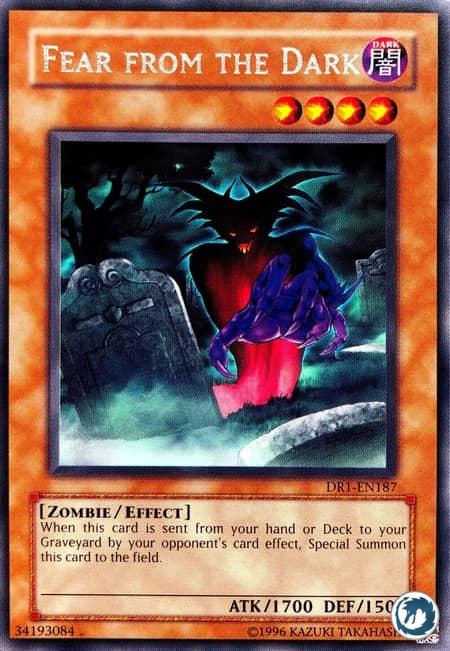 Crainte des Ténèbres (DR1-FR187) - Fear From The Dark (DR1-EN187) - Carte Yu-Gi-Oh