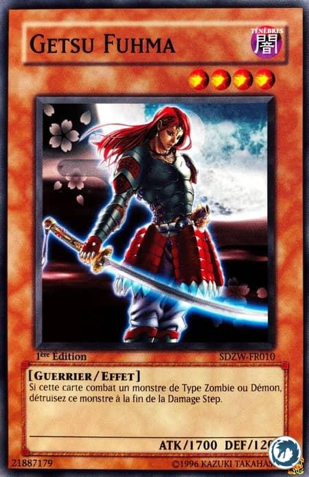 Getsu Fuhma (SDZW-FR010) - Getsu Fuhma (SDZW-EN010) - Carte Yu-Gi-Oh