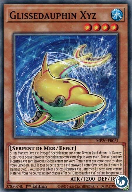 Glissedauphin XYZ (MP20-FR061) - Xyz Slidolphin (MP20-EN061) - Carte Yu-Gi-Oh