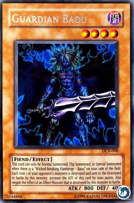 Guardien Baou (DR1-FR170) - Guardian Baou (DCR-008) - Carte Yu-Gi-Oh