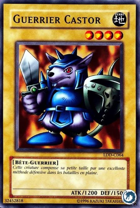 Guerrier Castor (LDD-C064) - Beaver Warrior (LOB-064) - Carte Yu-Gi-Oh