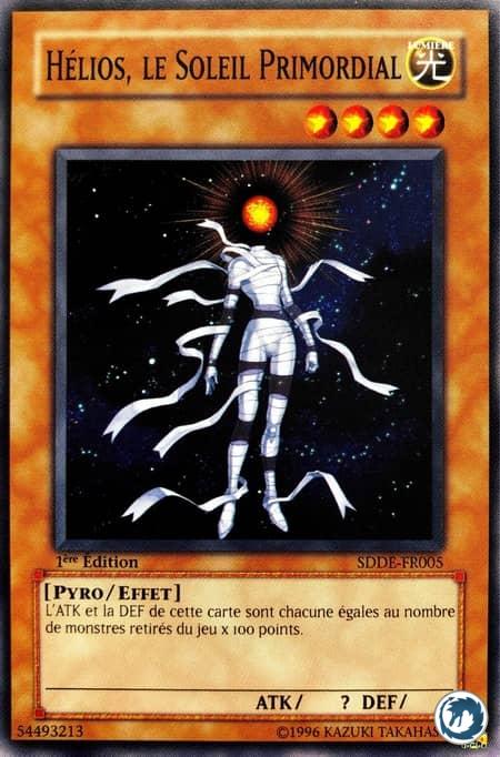 Hélios, Le Soleil Primordial (SDDE-FR005) - Helios - The Primordial Sun (SDDE-EN005) - Carte Yu-Gi-Oh