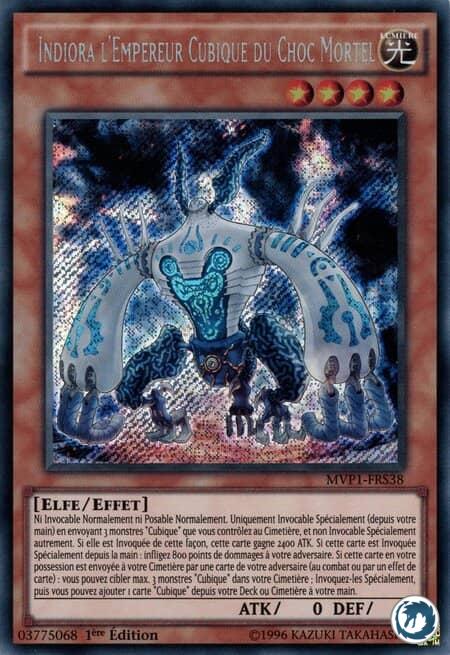 Indiora L'Empereur Cubique Du Choc Mortel (MVP1-FRS38) - Indiora Doom Volt the Cubic Emperor (MVP1-ENS38) - Carte Yu-Gi-Oh