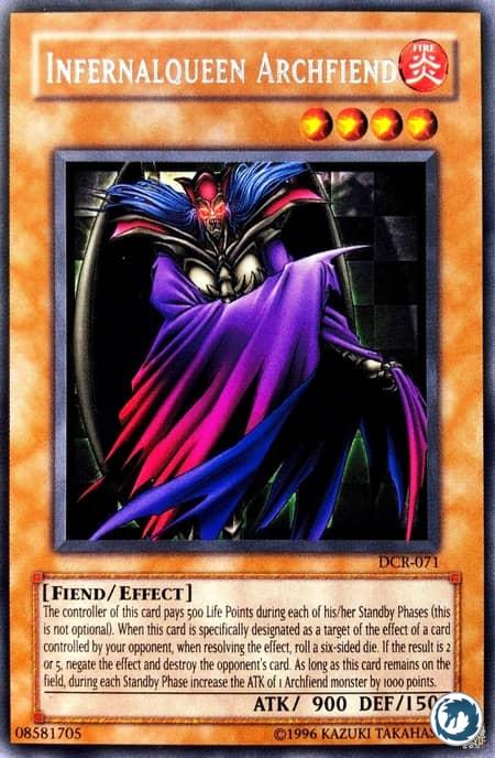Reine Infernale - Archdémon (DR1-FR233) - Infernalqueen Archfiend (DCR-071) - Carte Yu-Gi-Oh