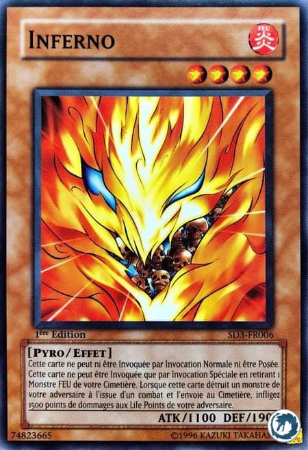 Inferno (SD3-FR006) - Inferno (SD3-EN006) - Carte Yu-Gi-Oh
