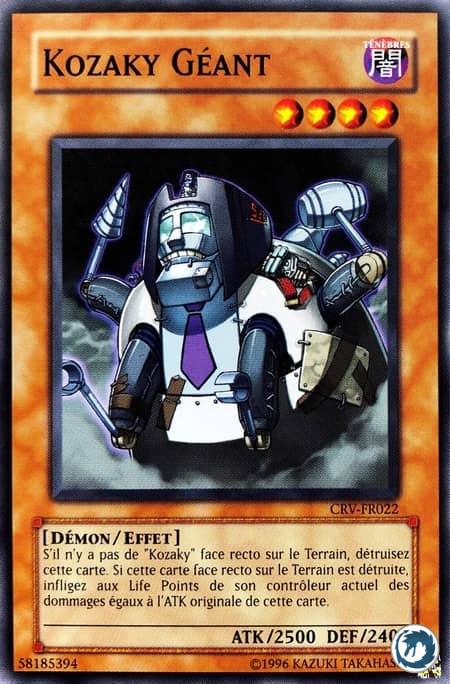 Kozaky Géant (CRV-FR022) - Giant Kozaky (CRV-EN022) - Carte Yu-Gi-Oh