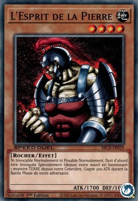 L'Esprit De La Pierre (SBCB-FR029) - The Rock Spirit (SBCB-EN029) - Carte Yu-Gi-Oh