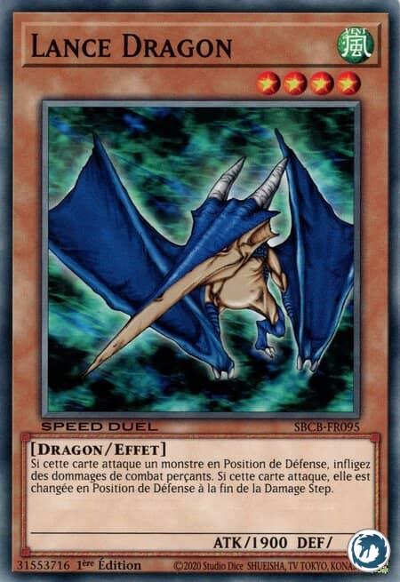 Lance Dragon (SBCB-FR095) - Spear Dragon (SBCB-EN095) - Carte Yu-Gi-Oh