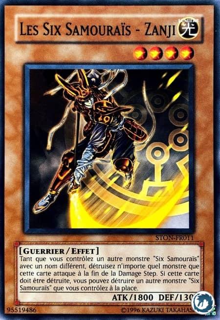 Les Six Samouraïs - Zanji (STON-FR011) - The Six Samurai - Zanji (STON-EN011) - Carte Yu-Gi-Oh