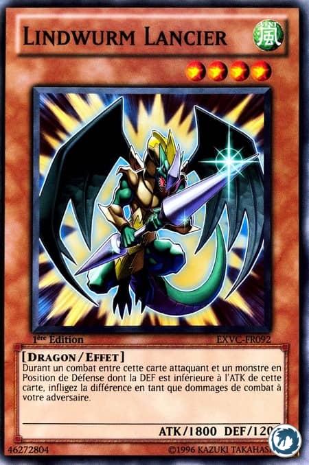 Lindwurm Lancier (EXVC-FR092) - Lancer Lindwurm (EXVC-EN092) - Carte Yu-Gi-Oh