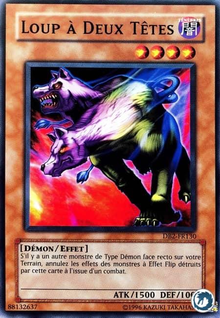 Loup À Deux Têtes (DB2-FR130) - Twin-Headed Wolf (DB2-EN130) - Carte Yu-Gi-Oh
