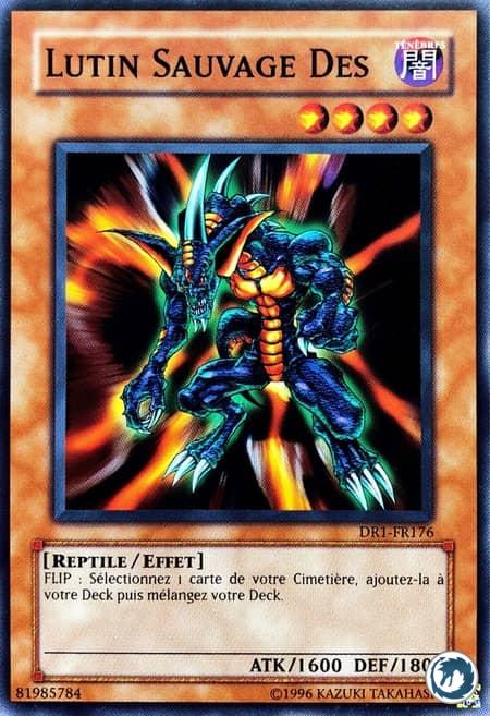 Lutin Sauvage Des (DR1-FR176) - Des Feral Imp (DR1-EN176) - Carte Yu-Gi-Oh
