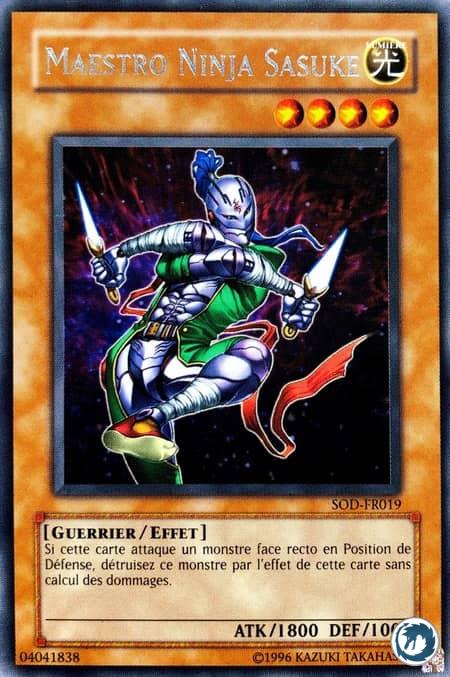 Maestro Ninja Sasuke (SOD-FR019) - Ninja Grandmaster Sasuke (SOD-EN019) - Carte Yu-Gi-Oh
