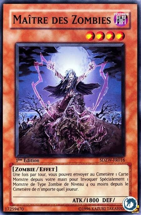 Maître Des Zombies (SDZW-FR016) - Zombie Master (SDZW-EN016) - Carte Yu-Gi-Oh