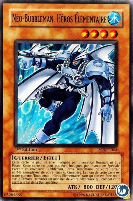 Néo-Bubbleman, Héros Elémentaire (SOI-FR004) - Elemental Hero Neo Bubbleman (SOI-EN004) - Carte Yu-Gi-Oh