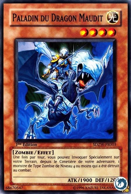 Paladin Du Dragon Maudit (SDZW-FR003) - Paladin of the Cursed Dragon (SDZW-EN003) - Carte Yu-Gi-Oh