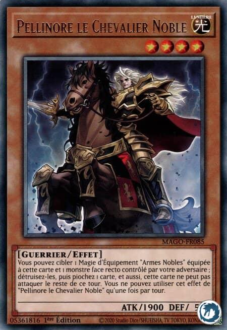 Pellinore Le Chevalier Noble (MAGO-FR085) - Noble Knight Pellinore (MAGO-EN085) - Carte Yu-Gi-Oh