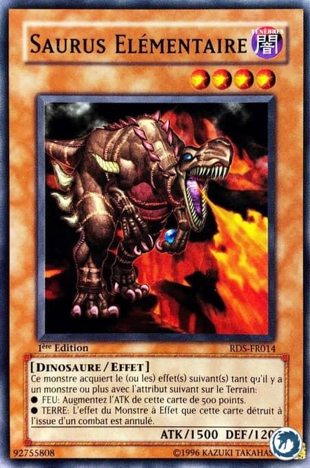 Saurus Elémentaire (RDS-FR014) - Element Saurus (RDS-EN014) - Carte Yu-Gi-Oh