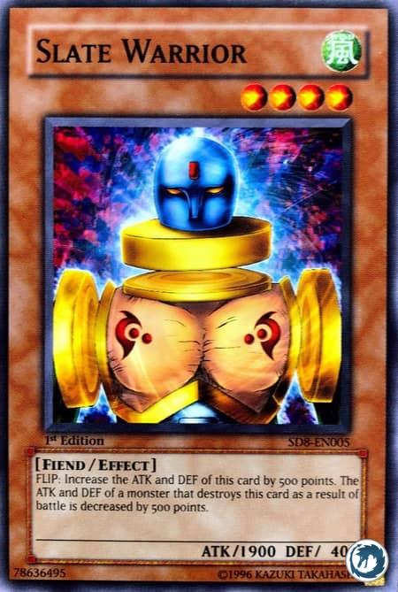 Guerrier Ardoise (SD8-FR005) - Slate Warrior (SD8-EN005) - Carte Yu-Gi-Oh