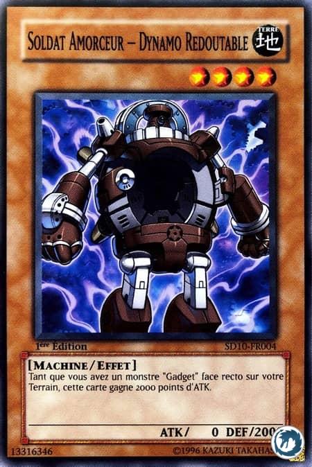Soldat Amorceur - Dynamo Redoutable (SD10-FR004) - Boot-Up Soldier - Dread Dynamo (SD10-EN004)- Carte Yu-Gi-Oh