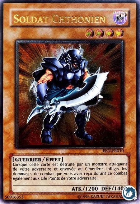 Soldat Chthonien (EEN-FR010) - Chthonian Soldier (EEN-EN010) - Carte Yu-Gi-Oh