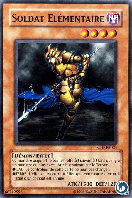 Soldat Elémentaire (SOD-FR024) - Element Soldier (SOD-EN024) - Carte Yu-Gi-Oh
