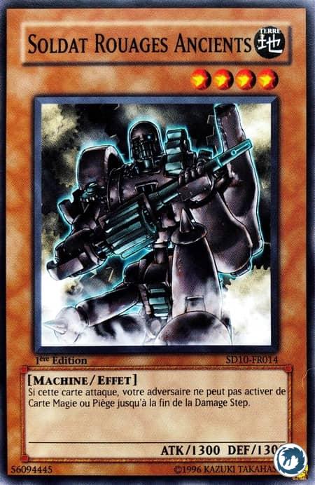 Soldat Rouages Ancients (SD10-FR014) - Ancient Gear Soldier (SD10-EN014) - Carte Yu-Gi-Oh