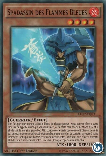 Spadassin Des Flammes Bleues (LDK2-FRJ14) - Blue Flame Swordsman (LDK2-ENJ14) - Carte Yu-Gi-Oh