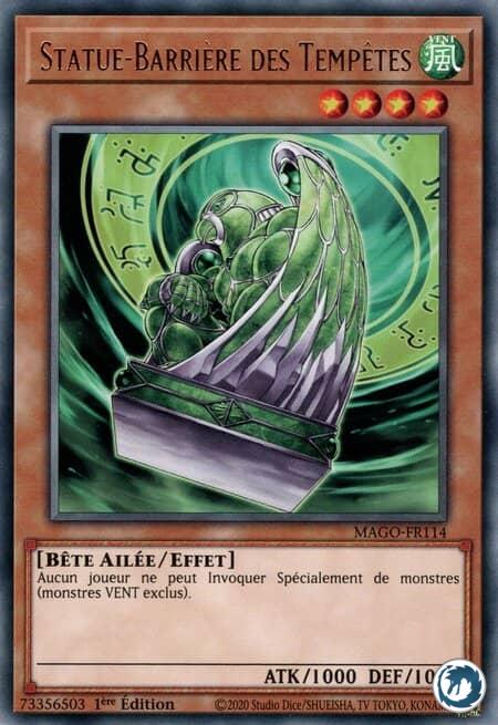 Statue-Barrière Des Tempêtes (MAGO-FR114) - Boundary Statue of Gale (MAGO-EN114) - Carte Yu-Gi-Oh
