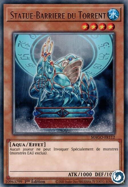 Statue-Barrière Du Torrent (MAGO-FR112) - Boundary Statue of Heavy Rain (MAGO-EN112) - Carte Yu-Gi-Oh