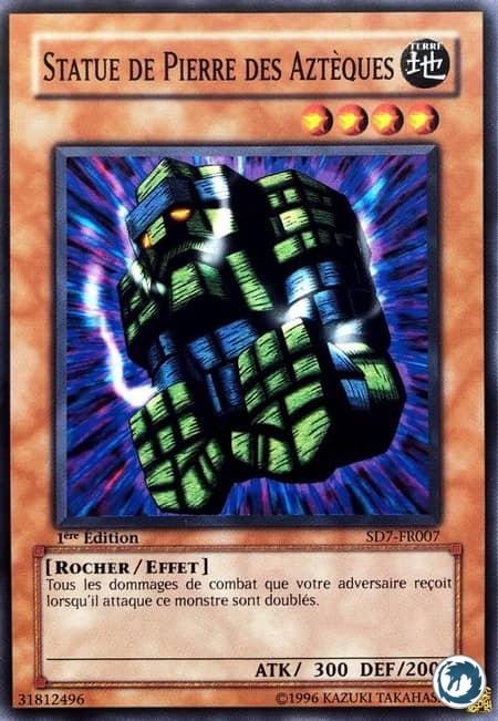 Statue De Pierre Des Aztèques (SD7-FR007) - Stone Statue of the Aztec (SD7-EN007) - Carte Yu-Gi-Oh
