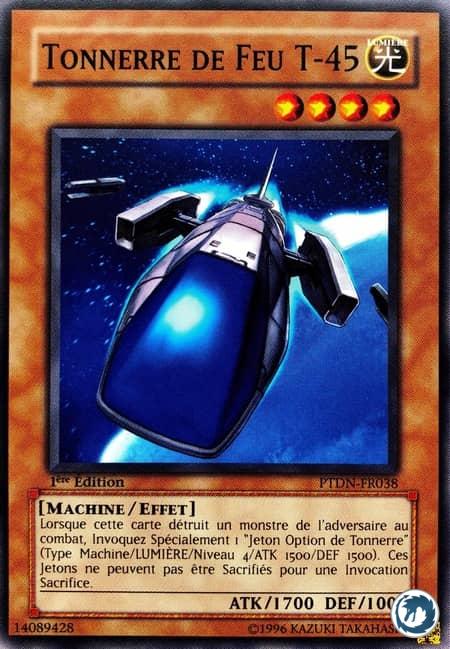 Tonnerre De Feu T-45 (PTDN-FR038) - Blue Thunder T-45 (PTDN-EN038) - Carte Yu-Gi-Oh