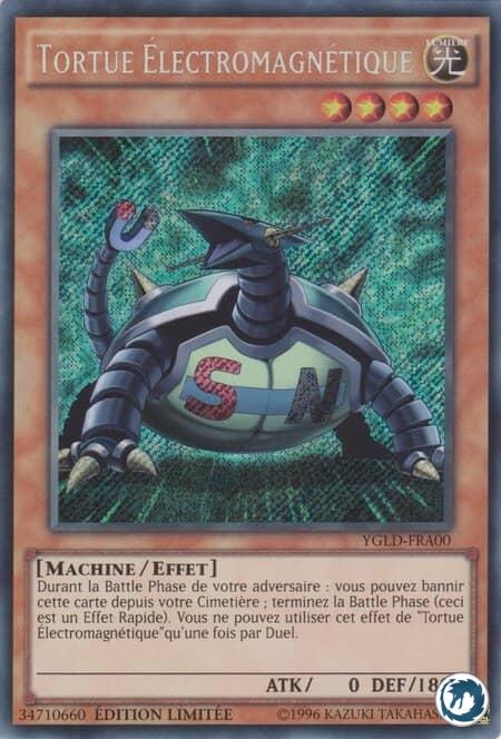 Tortue Electromagnétique (YGLD-FRA00) - Electromagnetic Turtle (YGLD-ENA00) - Carte Yu-Gi-Oh