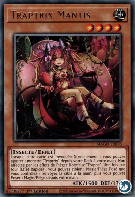 Traptrix Mantis (MAGO-FR076) - Traptrix Mantis (MAGO-EN076) - Carte Yu-Gi-Oh