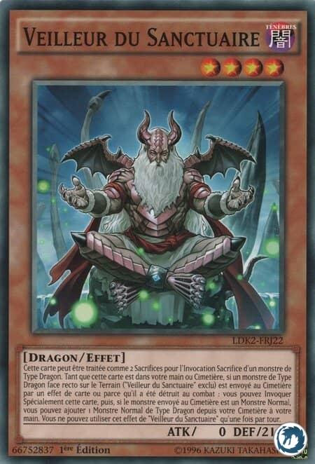 Veilleur Du Sanctuaire (LDK2-FRJ22) - Keeper of the Shrine (LDK2-ENJ22) - Carte Yu-Gi-Oh
