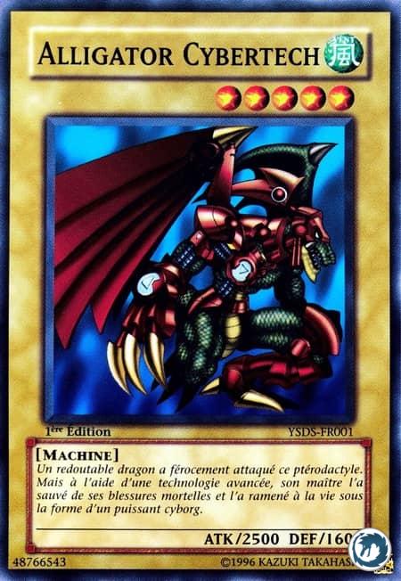Alligator Cybertech (YSDS-FR001) - Cyber-Tech Alligator (YSDS-EN001) - Carte Yu-Gi-Oh