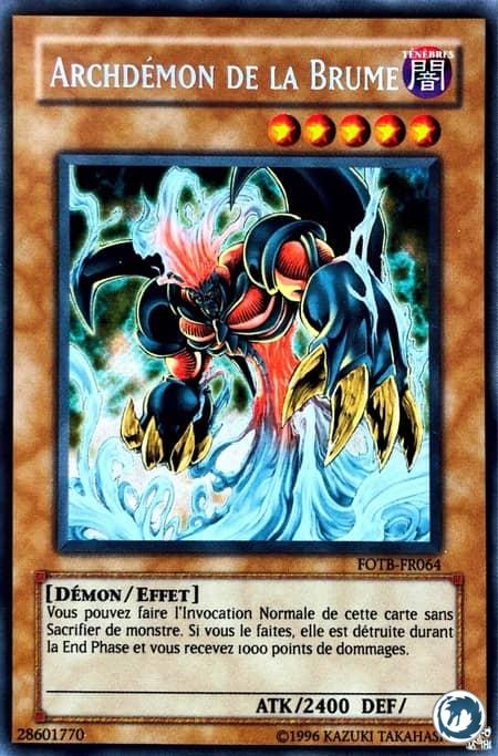 Archdémon De La Brume (FOTB-FR064) - Mist Archfiend (FOTB-EN064) - Carte Yu-Gi-Oh