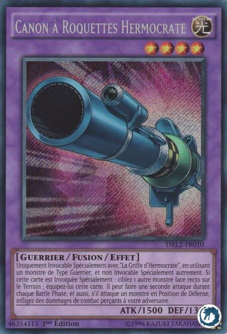 Canon À Roquettes Hermocrate (DRL2-FR010) - Rocket Hermos Cannon (DRL2-EN010) - Carte Yu-Gi-Oh