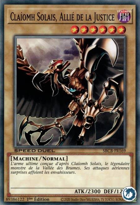 Claíomh Solais, Allié De La Justice (SBCB-FR169) - Ally of Justice Clausolas (SBCB-EN169) - Carte Yu-Gi-Oh