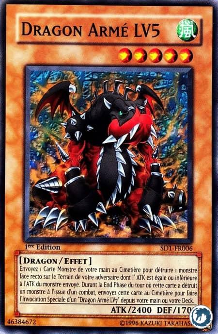 Dragon Armé LV5 (SD1-FR006) - Armed Dragon LV5 (SD1-EN006) - Carte Yu-Gi-Oh