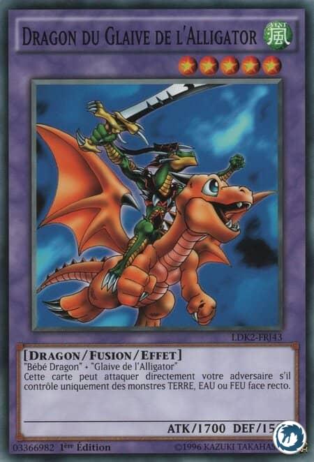 Dragon Du Glaive De l'Alligator (LDK2-FRJ43) - Alligator's Sword Dragon (LDK2-ENJ43) - Carte Yu-Gi-Oh