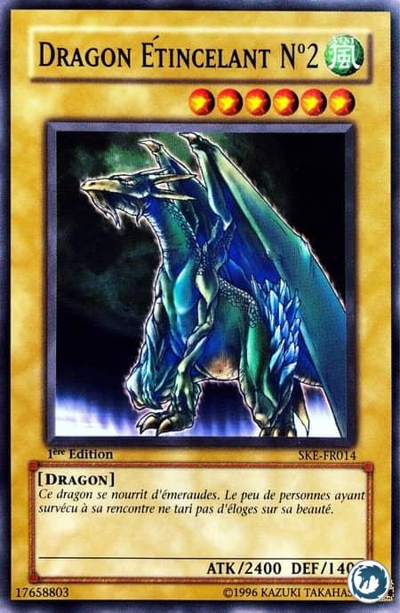Dragon Etincelant N°2 (SKE-FR014) - Luster Dragon #2 (SKE-EN014) - Carte Yu-Gi-Oh